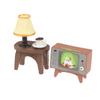 1:12 Dollhouse Miniature Rocking Chair Tv Desk Lamp Table Furniture Decor Toy