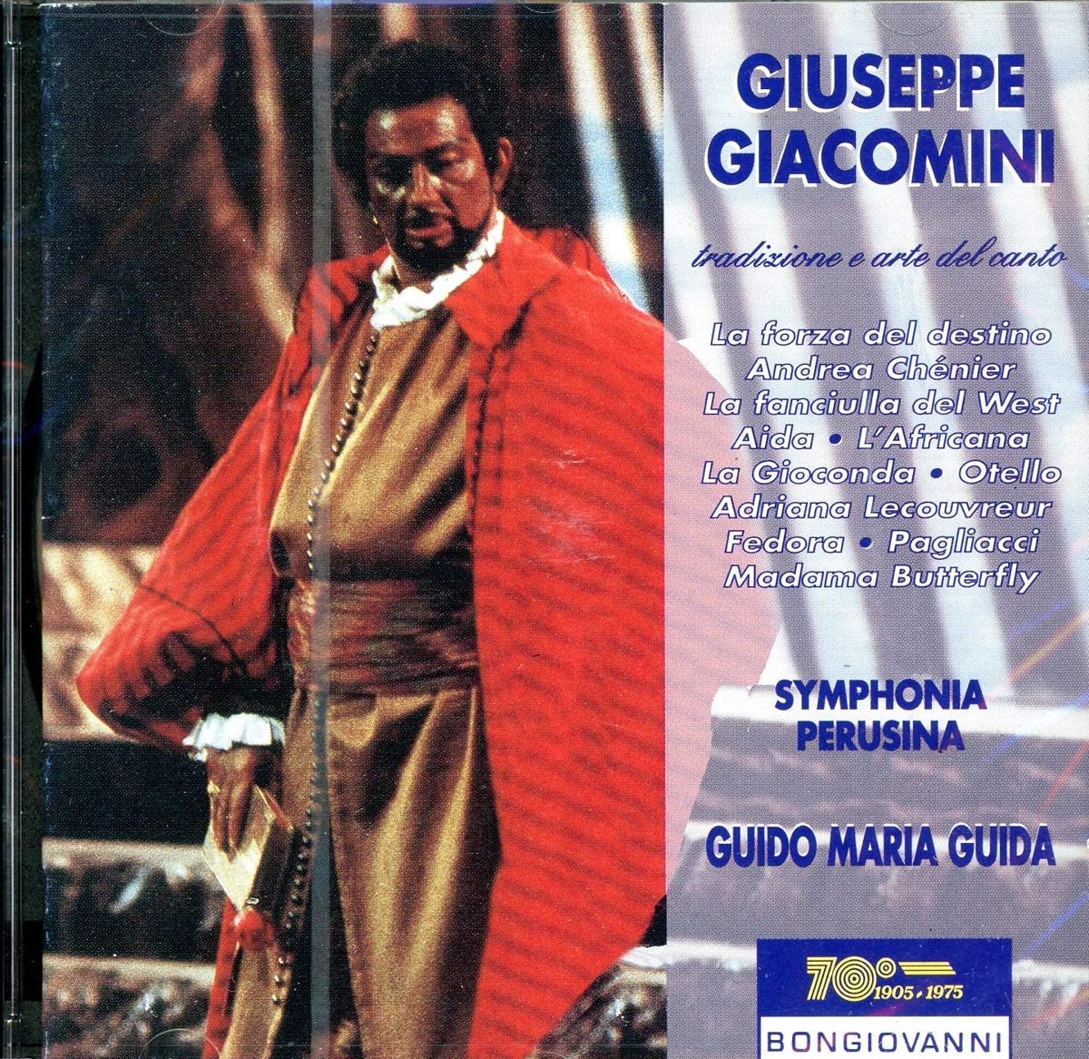 

CD ДЖАКОМИНИ, ДЖУЗЕППЕ - Арии GB25262 Италия Классика Б/У