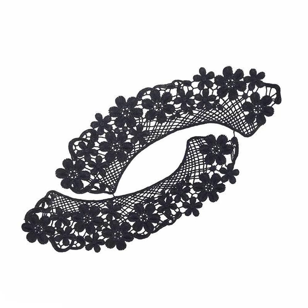 High Quality Fake Collar Dress Sewing Supplies Craft Collarband Breathable Scarf Around Neck Flower Sweet Hollow False Collar