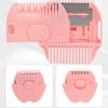 1/3Pcs Toddlers Hair Split End Trimmer Fruit Shape Boys Girls Mini Dual-sided Comb Rounded Edges Portable Gentle Hair Cutting Styling Tools