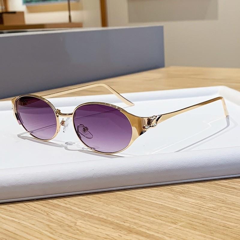 Oval Full Frame Sunglasses With Uv400 Protection For Outdoor Sports And Fashion Style