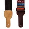 MUSIC FIRST Original Design Classic Country Style Soft Cotton and Leather Guitar Banjo Strap Strap,