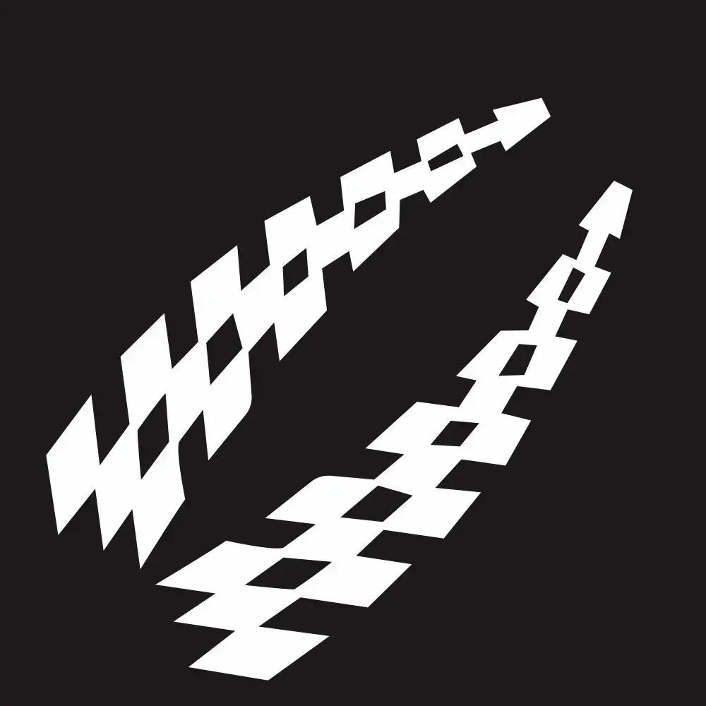 

Car sticker personalized sticker grid flag wheel hub decoration waterproof front and rear insurance wheel arch car sticker parts белый