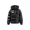 Li Ning Sports Fashion Serie Lässige Warme Lockere Kurze Daunenjacke Damen Jacken Schwarz AYMR302-2