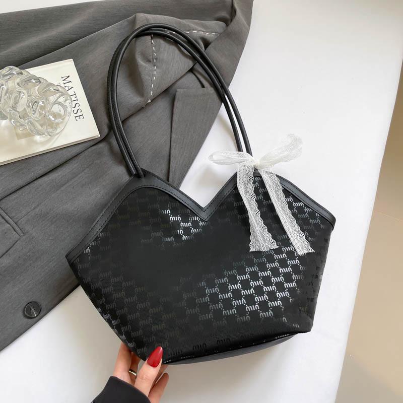 Casual Bag Women's 2025 Autumn New Texture Foreign Style Large Capacity Tote Bag Korean Version Fashionable Simple Shoulder Bag