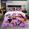 Kpop Demon Hunters Short Film 2 Threepiece Set 1 Duvet Cover 2 Pillowcase Without Core Bedding Set Duvet Cover And Pillowcase