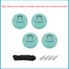 1/4Pcs 5M Rowing Boats Round Ring Pad Elastic Bungee Rope PVC Patch Deck Rigging Sup D Ring