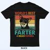 World's Best Farter I Mean Father Fathers Day Funny Dad Dog T-Shirt