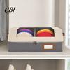 Adjustable Hat Storage with Dividers Organizer, Clear Window Lid Flip Top Access Design, Organizer for Baseball Caps Stackable Partition Box,