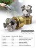 0.1-0.8mm 3-hole Fine Atomizer Misting Nozzle w/ 1/2" 20mm Brass Joint Garden Irrigation Cooling Watering Humidification Sprayer