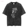 Ladies Black Label Society Grim Reaper Rock Official T Shirt Womens Girls vintage Washed Casual fashion Slightly Breathable