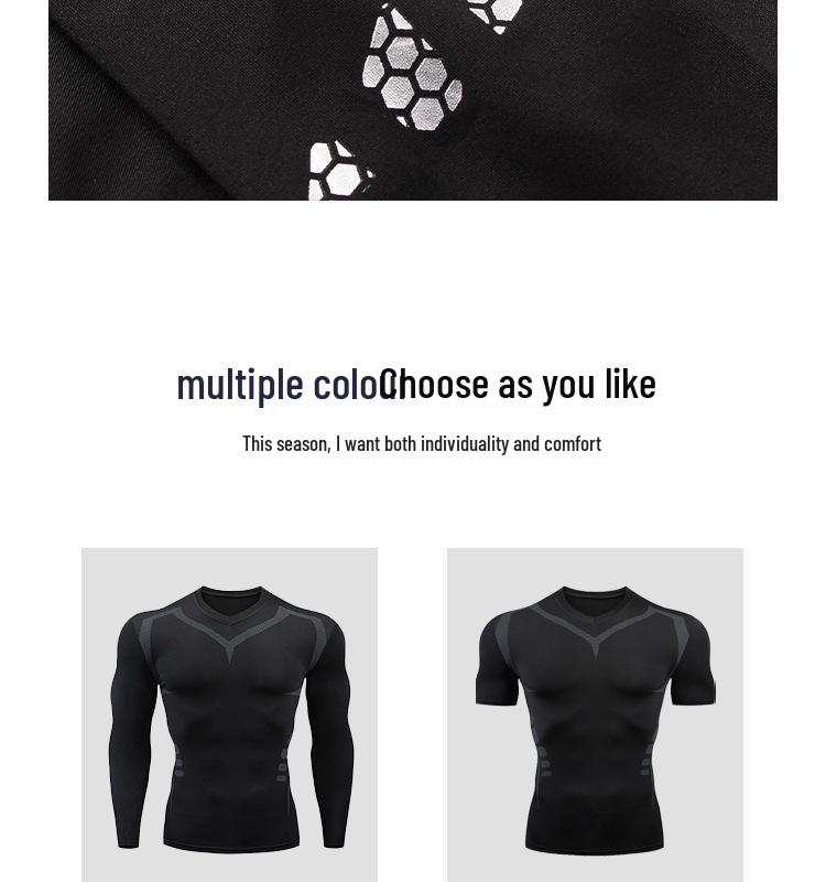 2025 Sport Compression T-Shirts: Long & Short Sleeves for Fitness, Running, Body Shaping