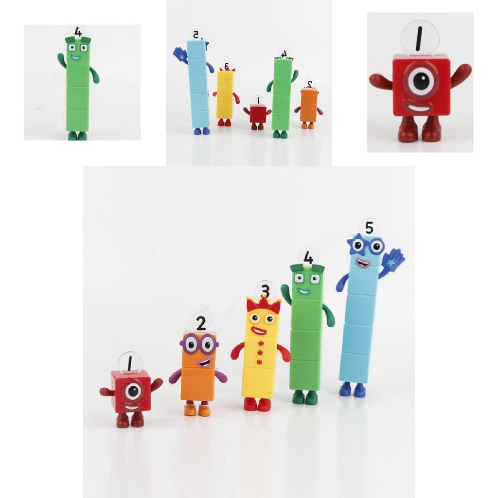 Numberblocks Colorful Building Blocks Cute Transformable Figures For Kids Playtime