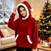 Boys and Girls Christmas Hoodie Long Sleeve Casual Comfortable Sweatshirt for Fall Winter
