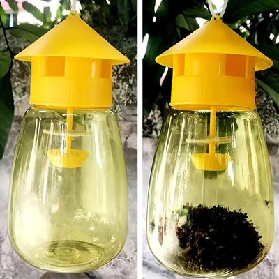 Piège à mouches des fruits durable et réutilisable, 1 pièce - Non toxique, ne nécessite pas d'électricité, convient à la lutte antiparasitaire dans les cuisines et les vergers