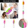 Carrot Fun Mini Fidget Toys Keychain Pendant Rubber Decompression Gifts
