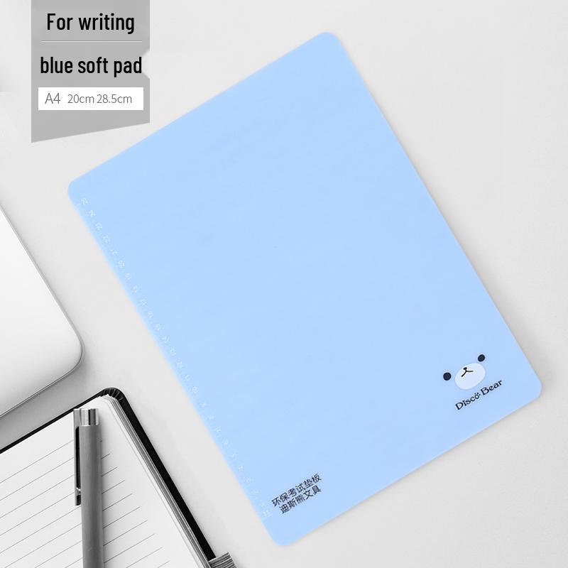 Colorful Soft Silicone Writing Pad for A4 & A3 - Ideal for Students and Exams