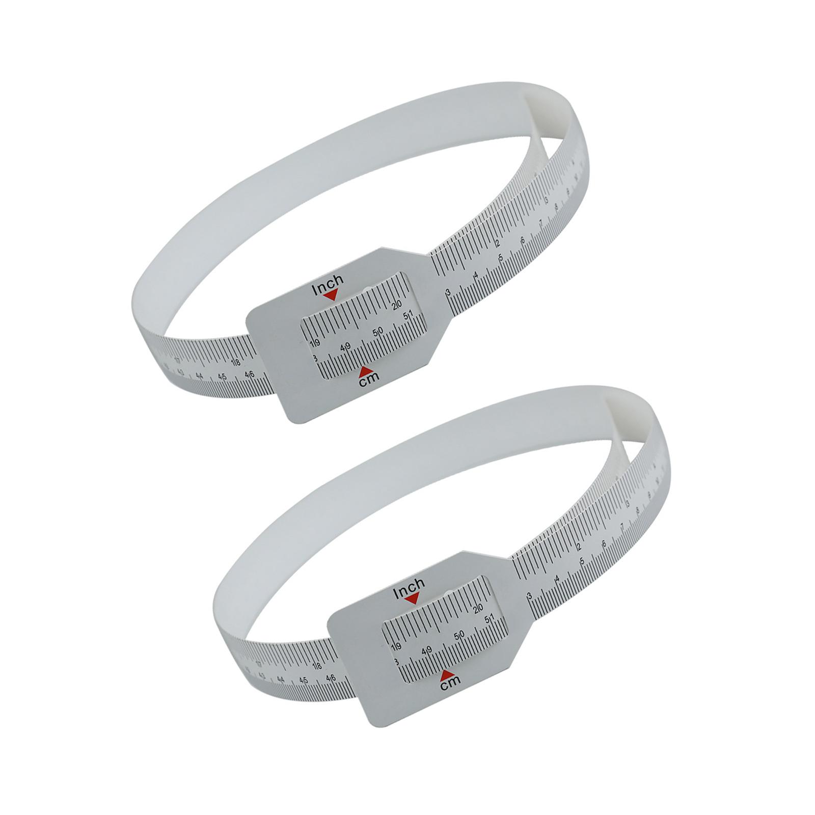 

2pcs Plastic Child Head Circumference Measuring Tapes Dual cm/inch Scale For Accurate Infant Arm & Head Measurement
