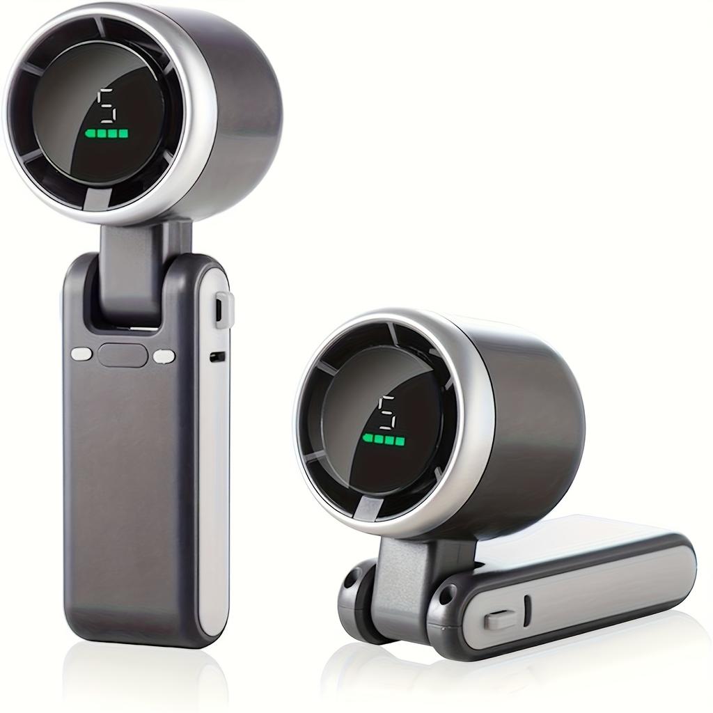 Xiaomi Handheld Fan Portable Foldable USB Rechargeable, Ultra Quiet 5-speed Adjustable, 1200mAh Battery (10 Hours Running Time)