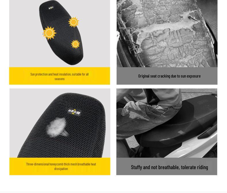 Haojue AFR125 HJ125T-27 Breathable Sun Protection Mesh Seat Cover