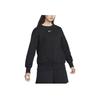Nike Velvet Long-Sleeve Pullover Sweatshirt Women Tops Black DQ5734-010