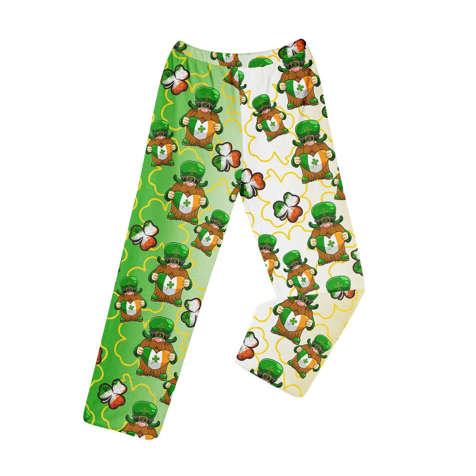 

Пижамные штаны в стиле аниме, повседневные брюки с эластичной резинкой на талии, удобные прямые свободные брюки для йоги XL жёлтый