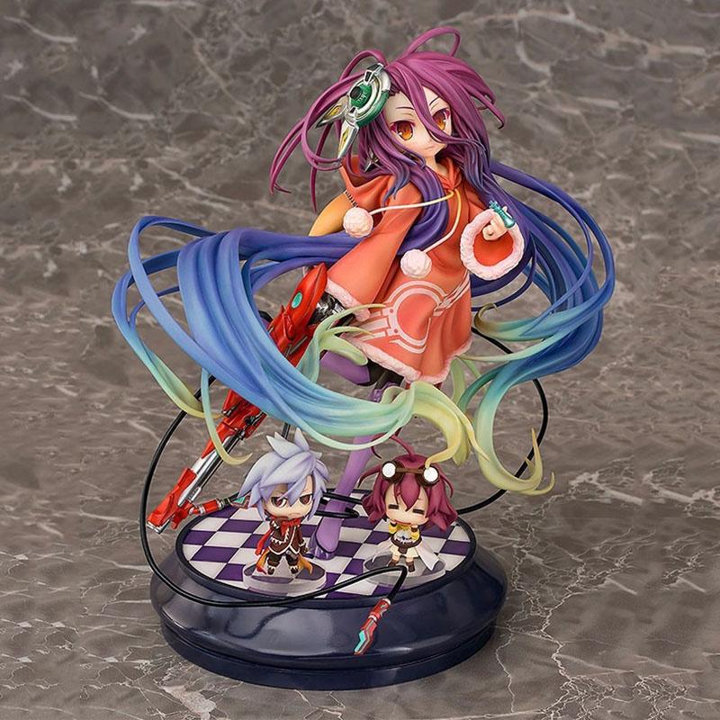 Anime Game No No Life Character Zero Schwi 17 Pvc Figure Statue Toys Box With