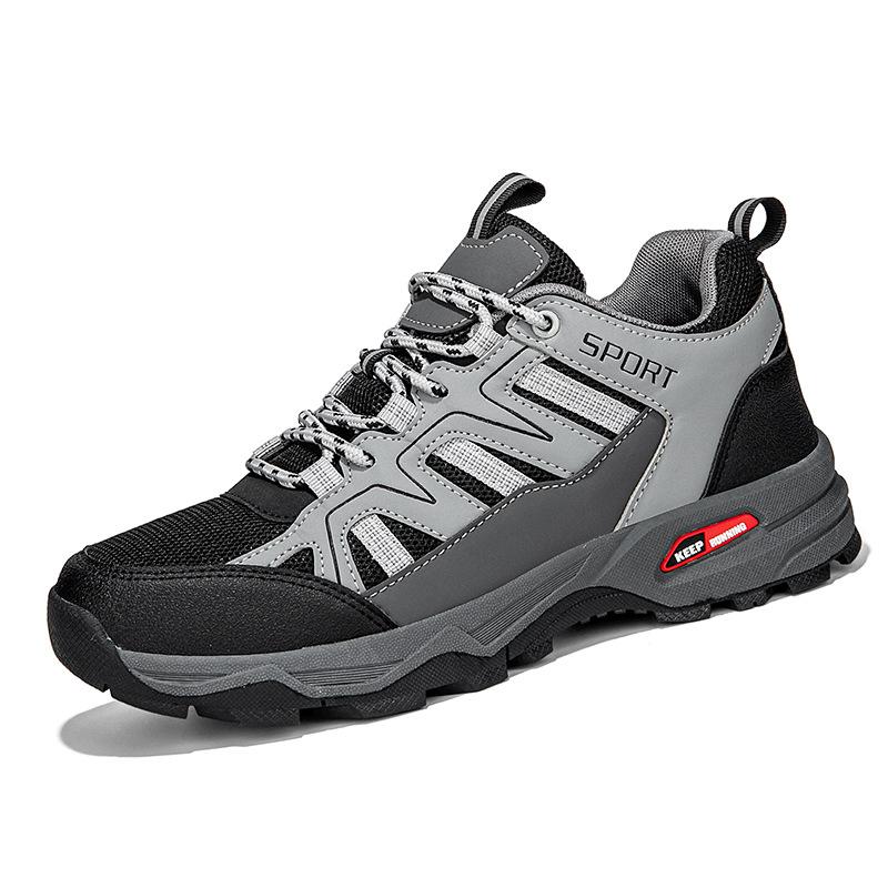 New low-top outdoor hiking casual shoes mesh breathable lightweight soft-soled hiking shoes couple shoes