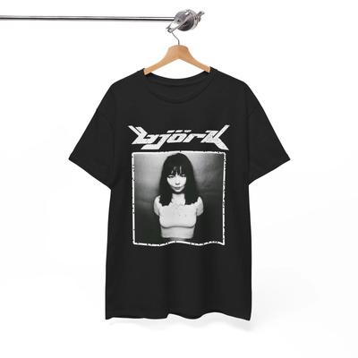 Bjork T-Shirt, Vintage Unisex Bjork Logo Tee Unisex Tee