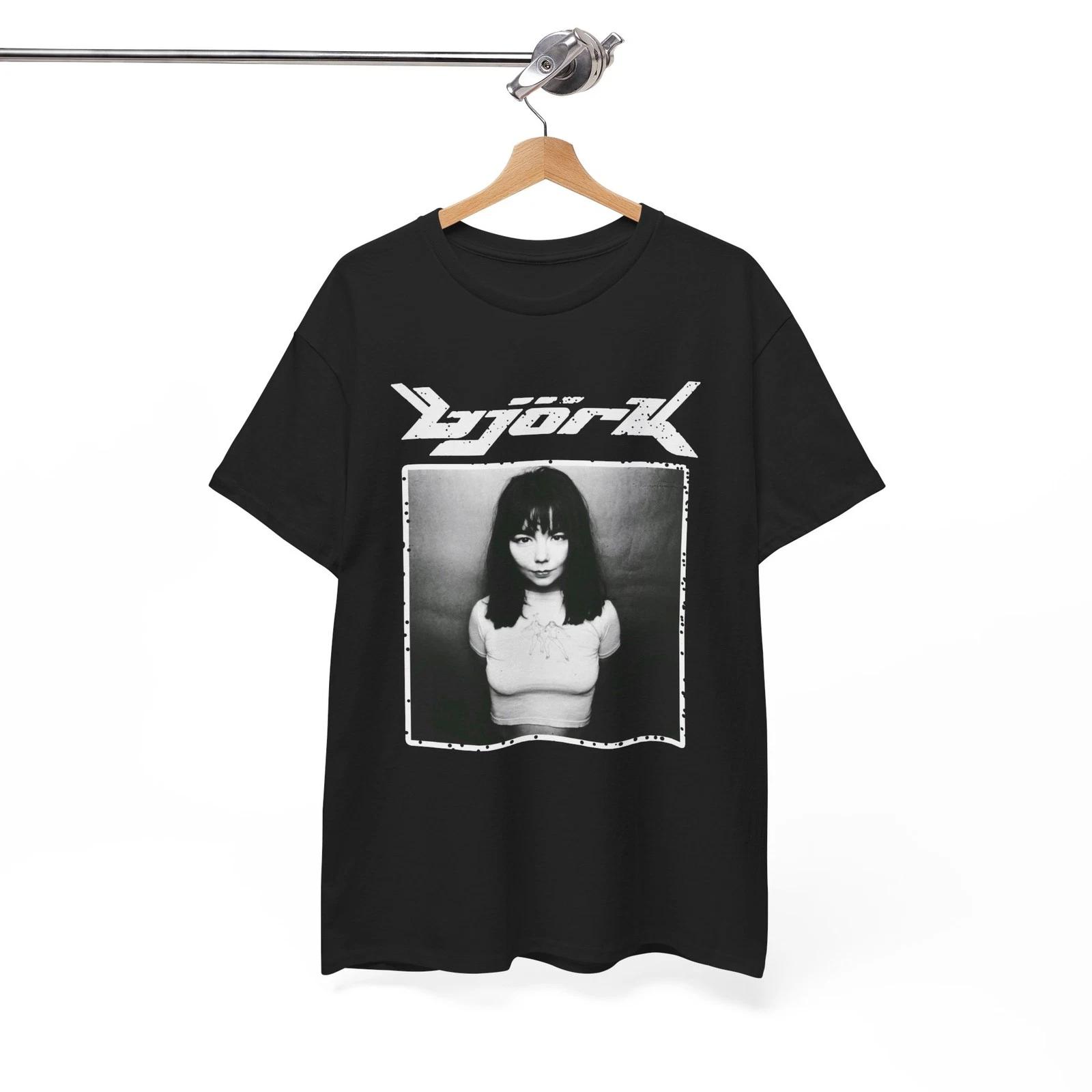 Bjork T-Shirt, Vintage Unisex Bjork Logo Tee Unisex Tee 4XL