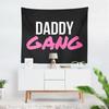Aertemisi Daddy Gang Tapestry Wall Hanging Art for Bedroom Living Room Decor College Dorm Party Backdrop Home