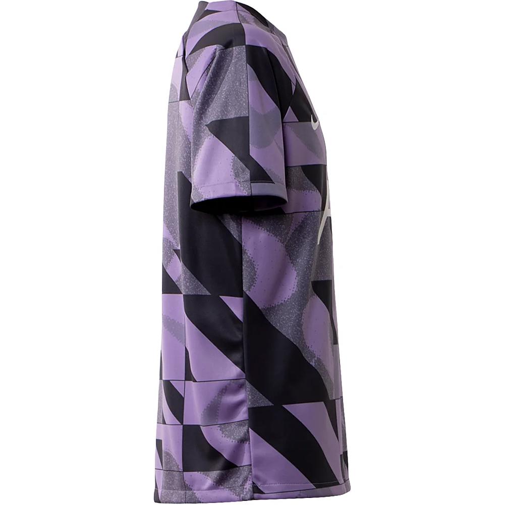 Nike Liverpool FC Academy Pro Third Logo Embroidered Round Neck Short Sleeve T-Shirt Men T-Shirts Purple DZ1341-554