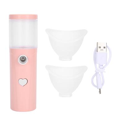 Augensprüher Handheld Nebelspray USB Wiederaufladbar Tragbares Augenpflege-Sprühgerät Rosa