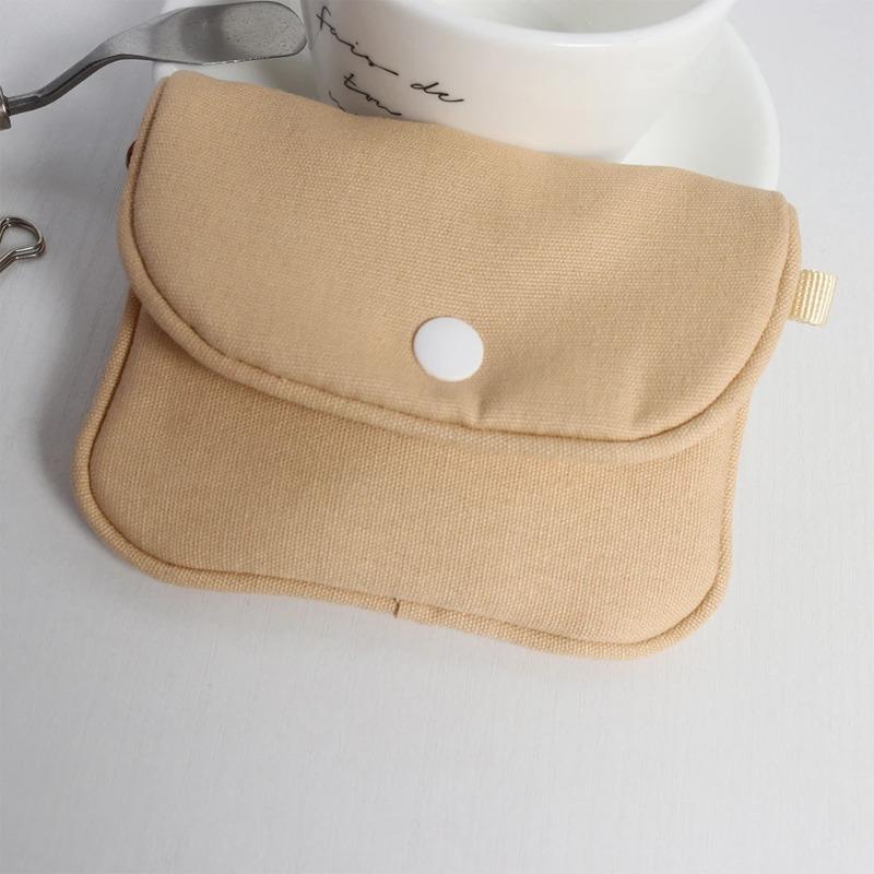 

1PC Simple Coin Wallet Japan and South Korea Fashion Coin Bag Student Trend Small Hanging Bag Driving License Small Storage Bag світло-коричневого кольору