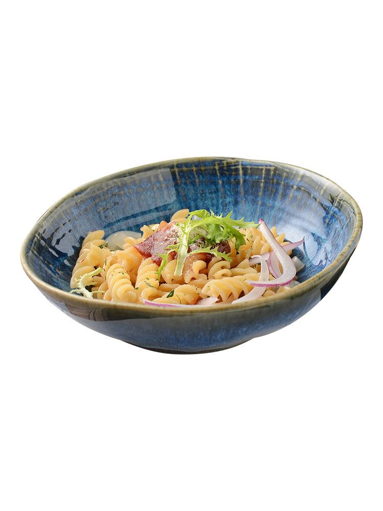 Japanese Style Irregular Ramen Noodles Ramen Bowl Rice Cereal Salad Dessert Soup Bowl Household Big Mixing Ceramic Bowls