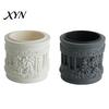 Removable Inner Basin Pot Mini Roman Column Planter, Vintage Embossed Flower Pot, Small Greek Split Tank Planter Pillar Shaped Plant Container