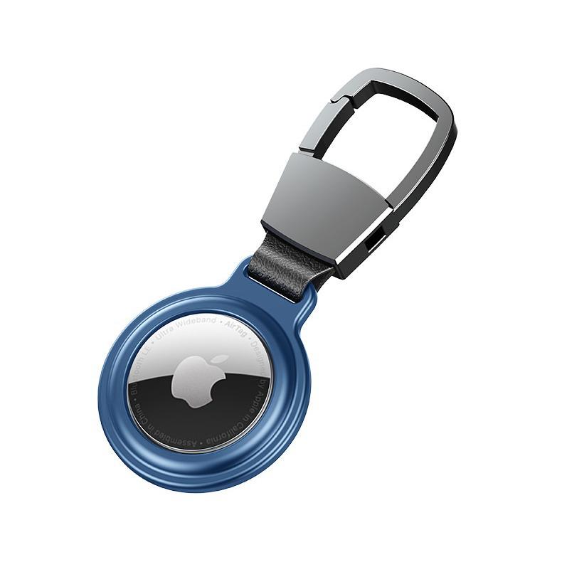 Magnetic Aluminum Alloy AirTag Protective Keychain Case