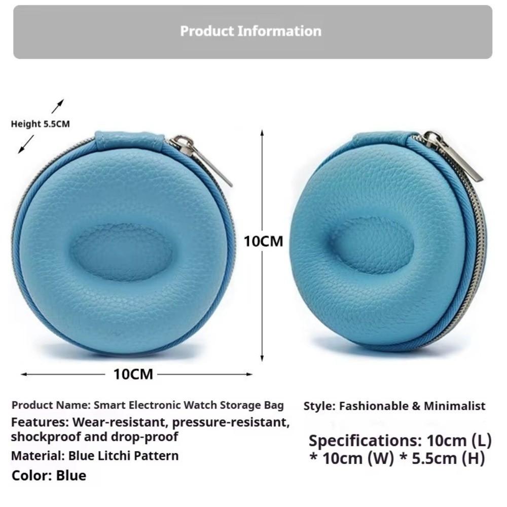 Hard Shockproof Watch Storage Bag PU Leather Jewelry Storage Bag For Jewelry