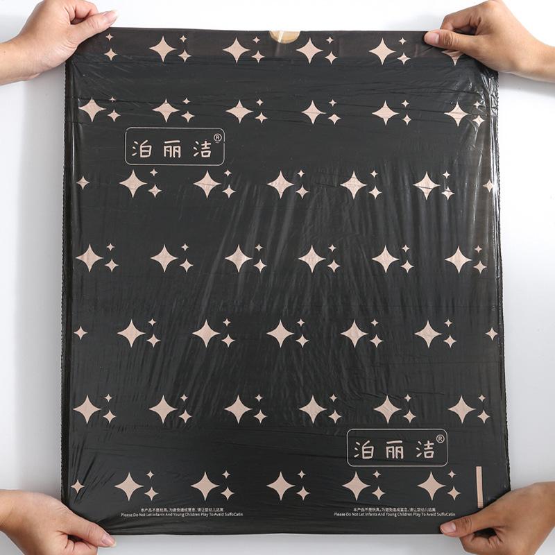 100 Garbage Bags Drawstring Garbage Bags Student Household Portable Household Thickened Kitchen Garbage Bags