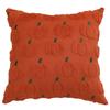 Niedliches Geister-Besticktes Kürbis-Plüschkissenbezug Halloween Dekorative Kissenhülle für Zuhause Sofa Schlafzimmer Stuhl Festliche Dekoration