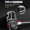 Mini LED Portable Keychain Flashlight Outdoor COB Work Light Emergency Lighting With Window Hammer Bottle Opener Lamp Camping