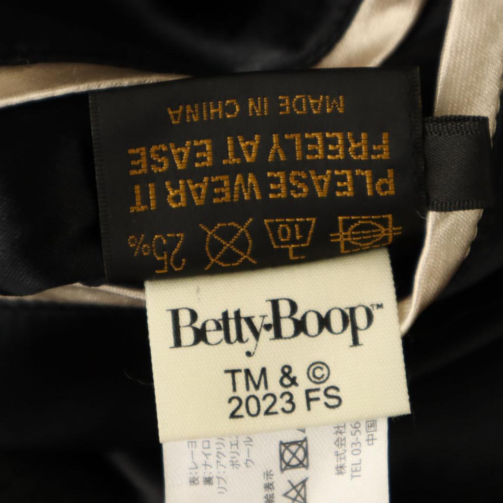 LOW BLOW KNUCKLE BETTY BOOP Betty Boop Kollaboration Wendbare MA-1 Jacke Herren Gebraucht