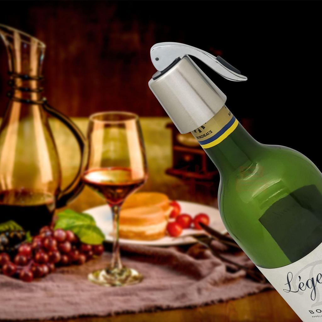 Korek i zatyczka ze stali nierdzewnej do konserwacji wina