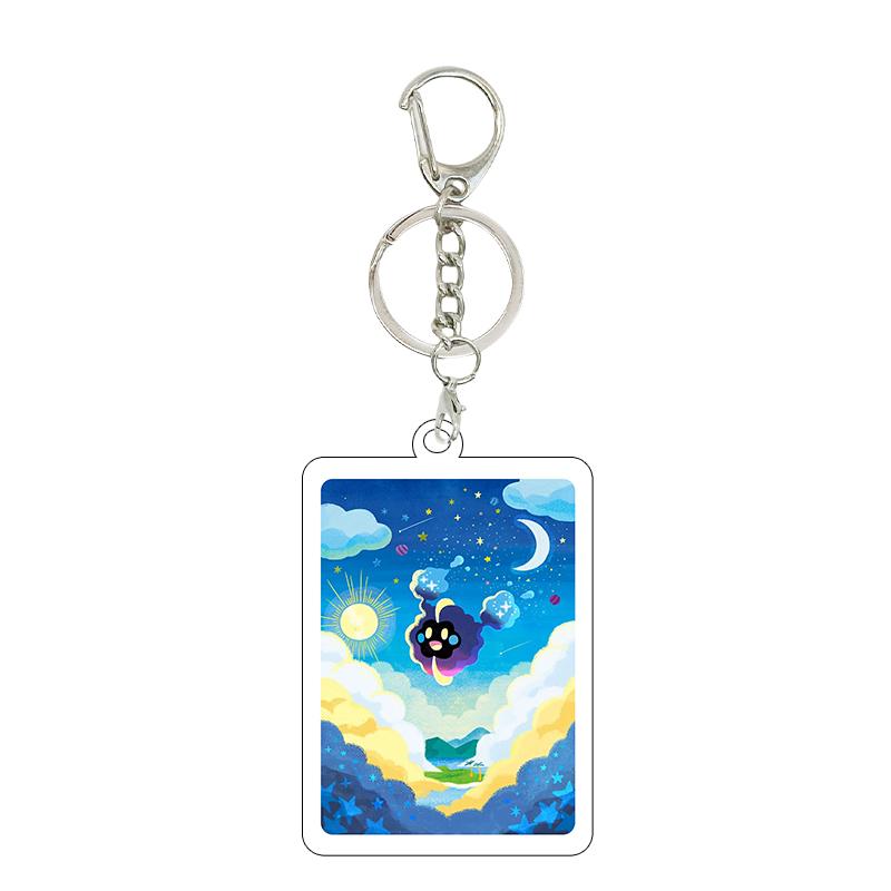1pc Anime Charizard Mewtwo Gardevoir Cartoon Cool Game Characters Self Made Acrylic Keychain 5cm Pendant Decor Gifts Wholesale