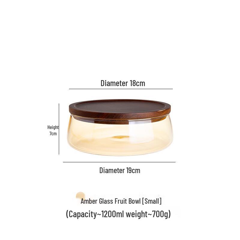 Decorative Glass Fruit & Candy Serving Dish