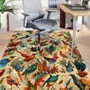 1PC Birds Flowers Anti-slip carpet, suitable for Office, bedroomand playrooms. It can also be used as a sofa footrest cover-R87