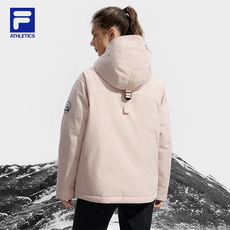 FILA Women's Loose Fit Hooded Down Jacket