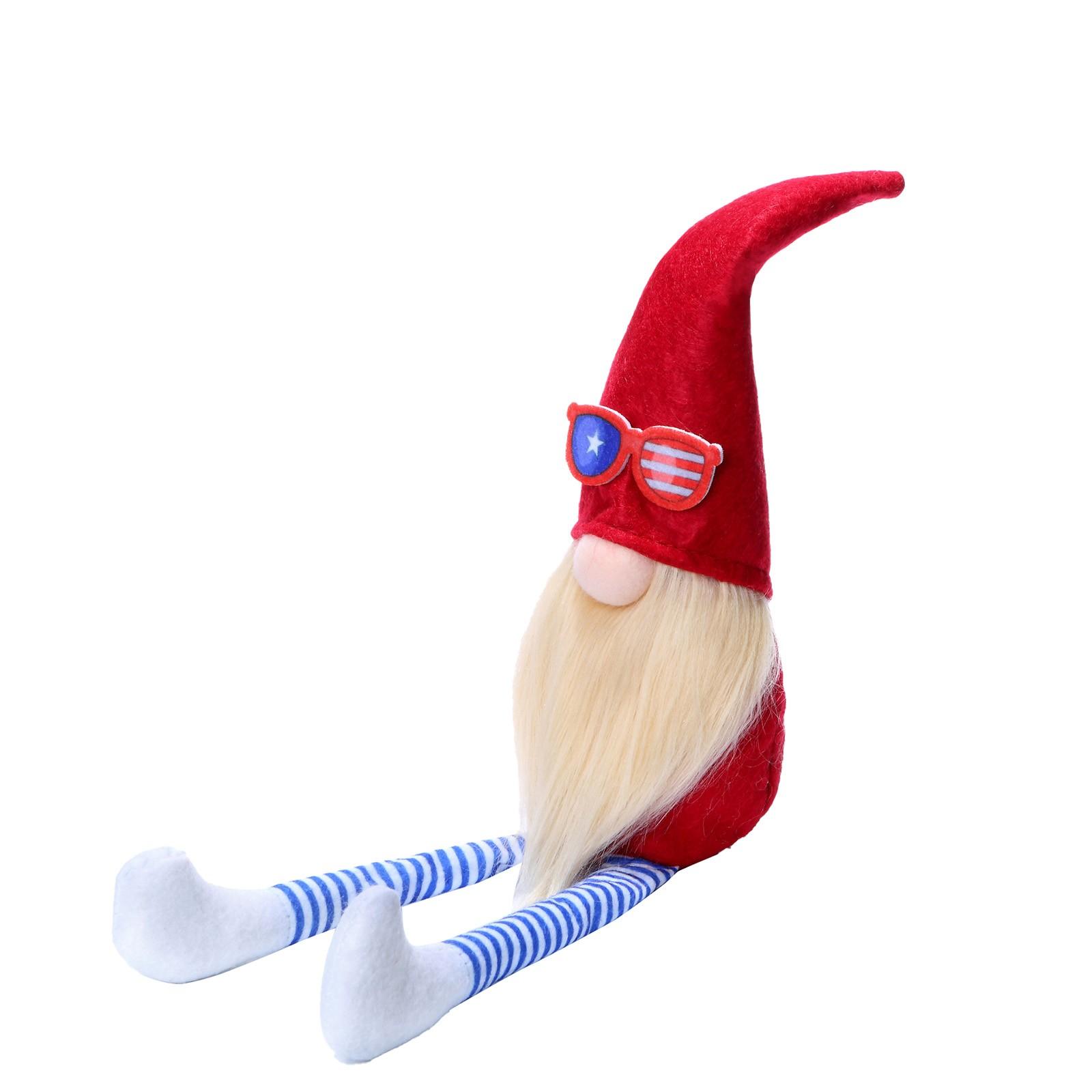 

Шляпа ко Дню независимости Америки Безликий лес Кукла старика Кукла Подвеска One Size