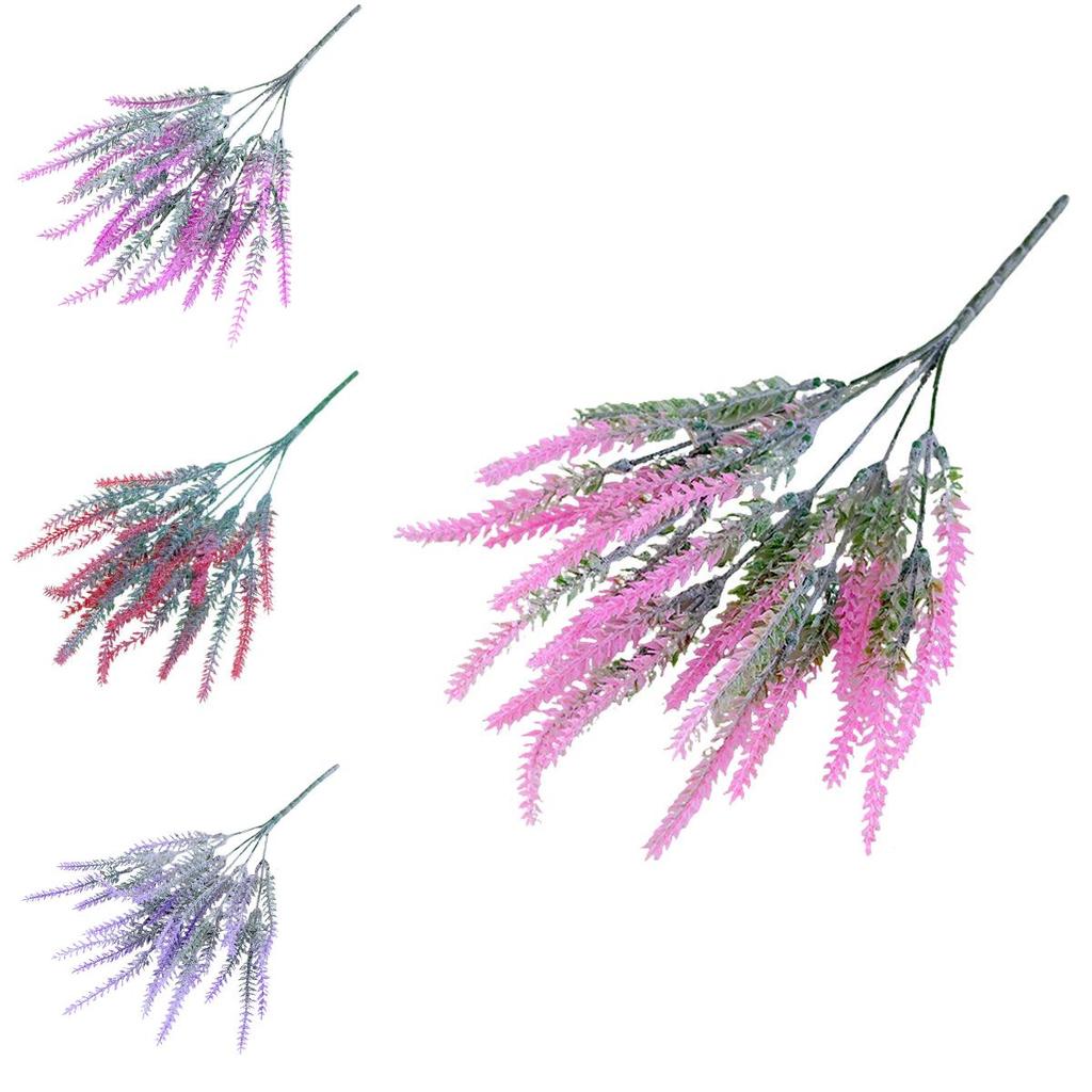 Silk Lavender Plant Artificial Bouquet With Plastic Material For Home Decoration And Event Use