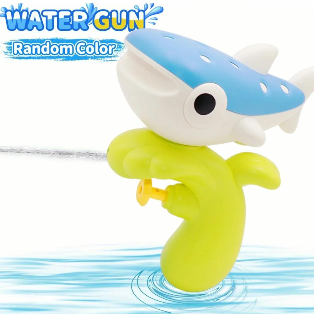 1pcs Cartoon Underwater Animal Splash-Friendly Water Gun - Long Range & Large Capacity, Beach & Bath Play, Gift for Boys & Girls